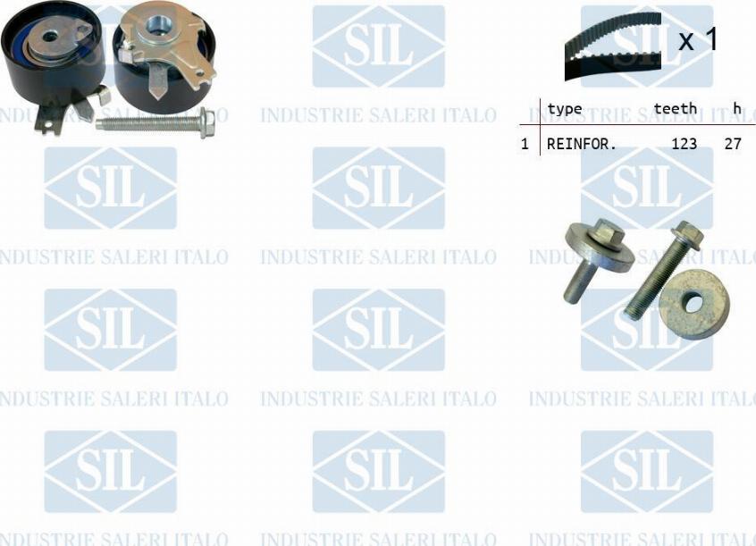 Saleri SIL TK1055 - Timing Belt Set autospares.lv