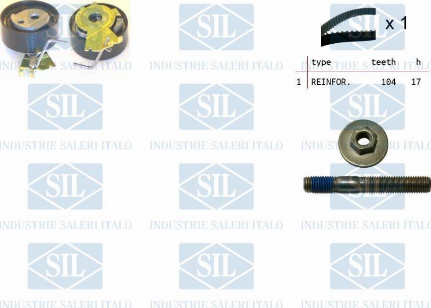 Saleri SIL TK1051 - Timing Belt Set autospares.lv