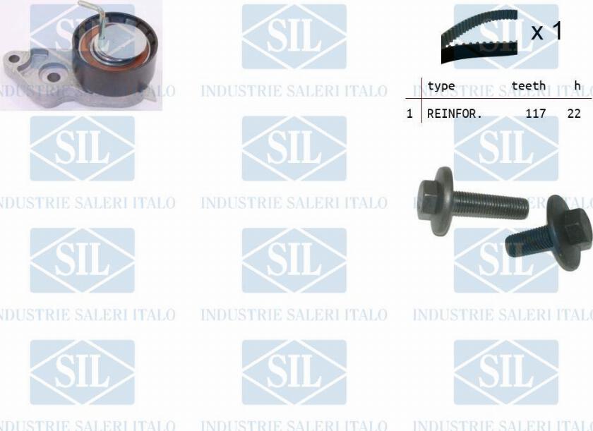 Saleri SIL TK1064 - Timing Belt Set autospares.lv