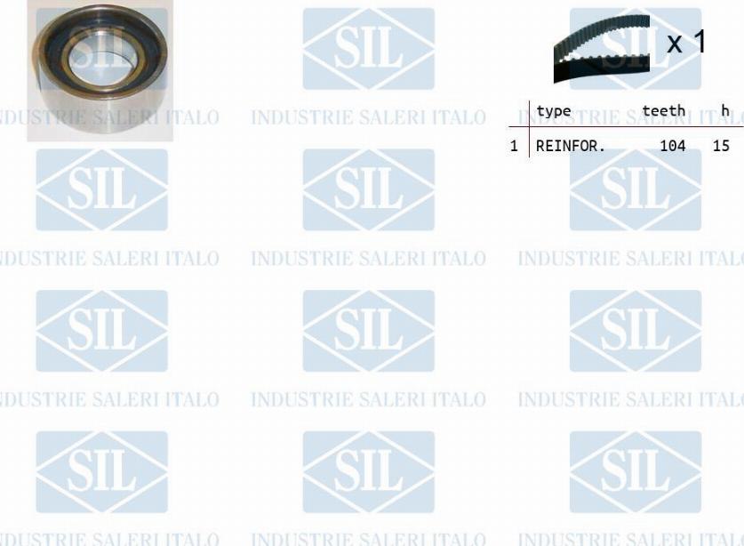 Saleri SIL TK1065 - Timing Belt Set autospares.lv