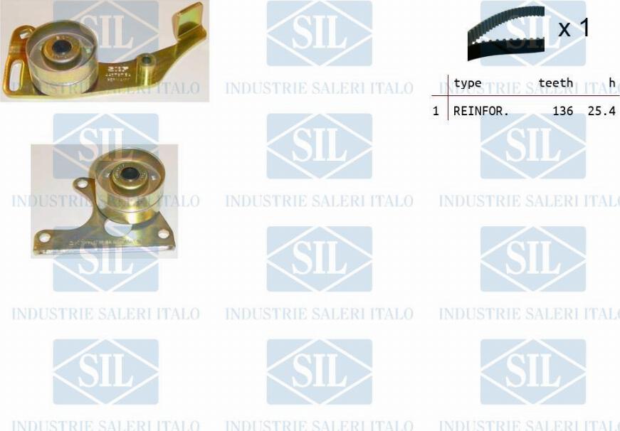 Saleri SIL TK1066 - Timing Belt Set autospares.lv