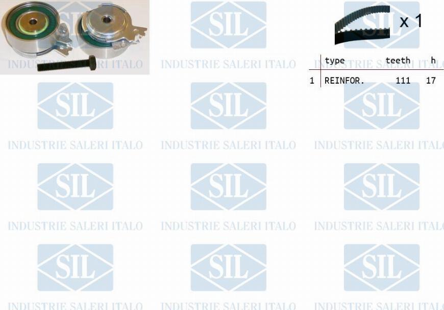 Saleri SIL TK1005 - Timing Belt Set autospares.lv