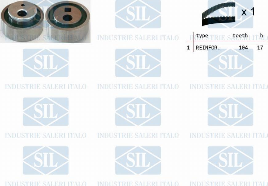 Saleri SIL TK1006 - Timing Belt Set autospares.lv