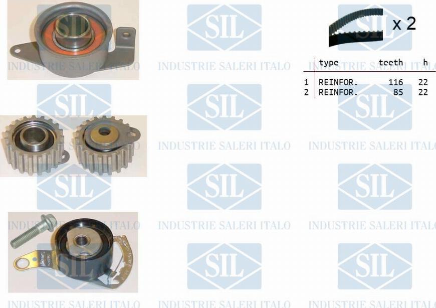 Saleri SIL TK1014 - Timing Belt Set autospares.lv
