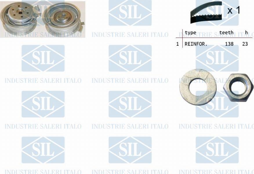 Saleri SIL TK1013 - Timing Belt Set autospares.lv