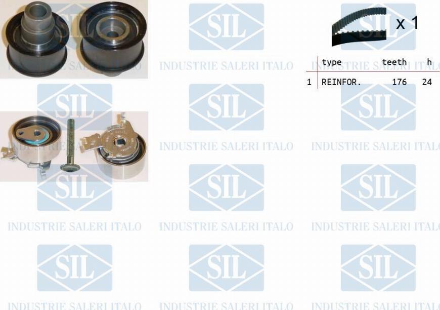 Saleri SIL TK1089 - Timing Belt Set autospares.lv