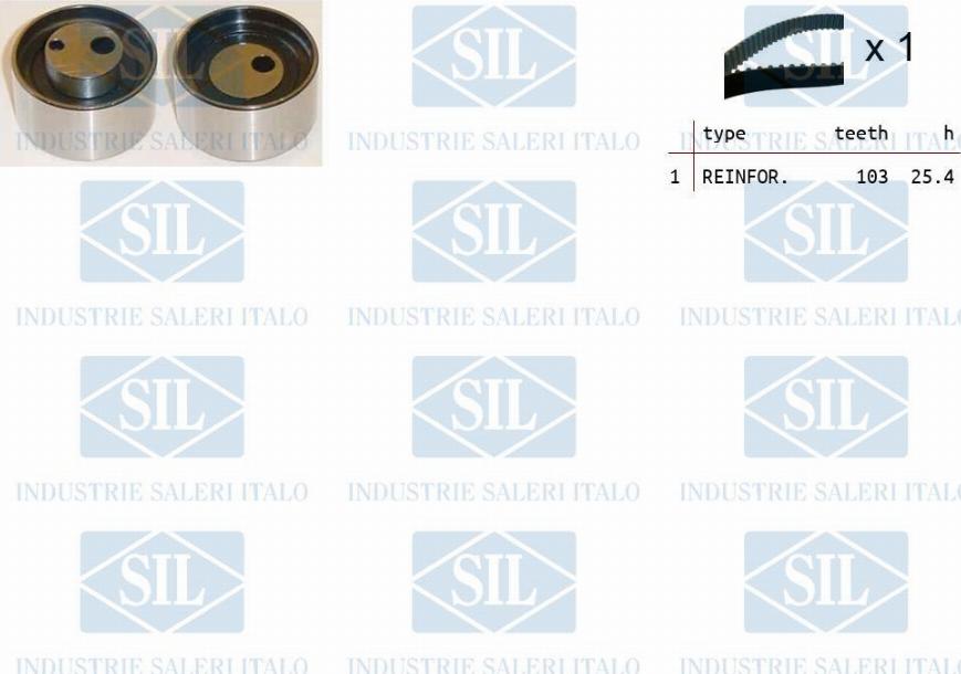 Saleri SIL TK1085 - Timing Belt Set autospares.lv