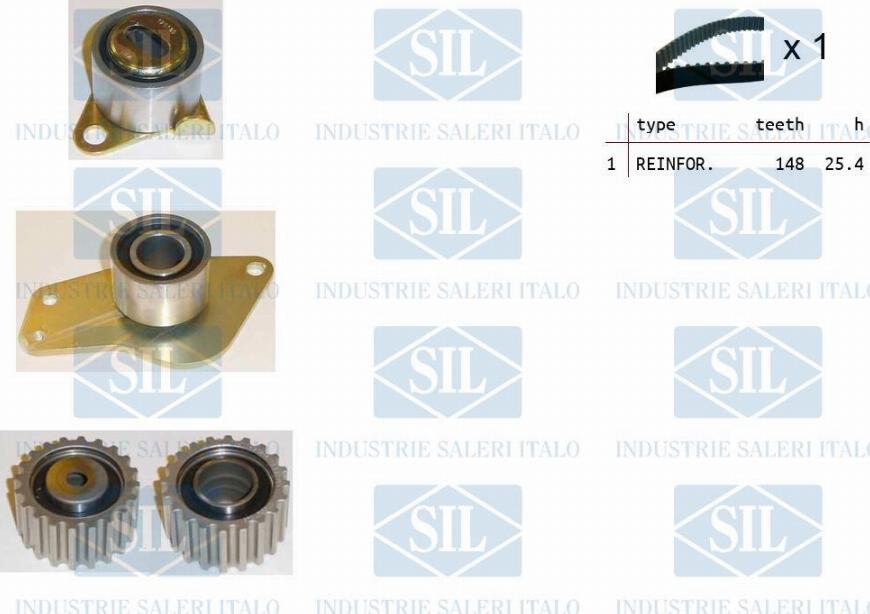 Saleri SIL TK1080 - Timing Belt Set autospares.lv
