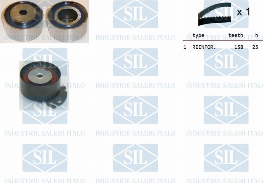 Saleri SIL TK1031 - Timing Belt Set autospares.lv