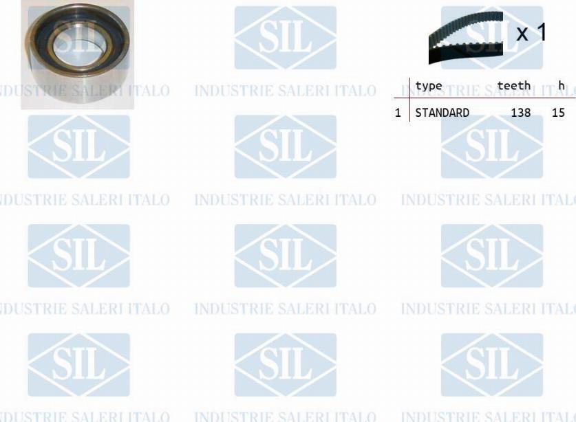 Saleri SIL TK1033 - Timing Belt Set autospares.lv