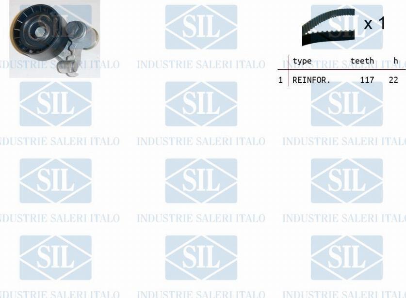 Saleri SIL TK1029 - Timing Belt Set autospares.lv