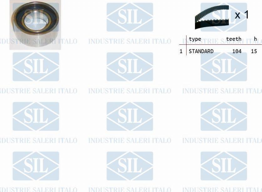 Saleri SIL TK1026 - Timing Belt Set autospares.lv