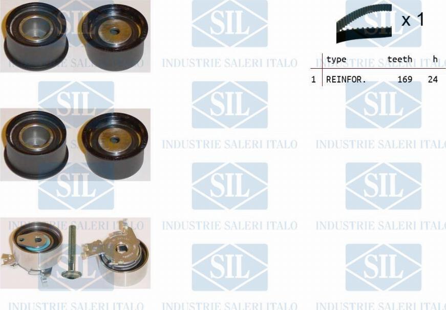 Saleri SIL TK1022 - Timing Belt Set autospares.lv
