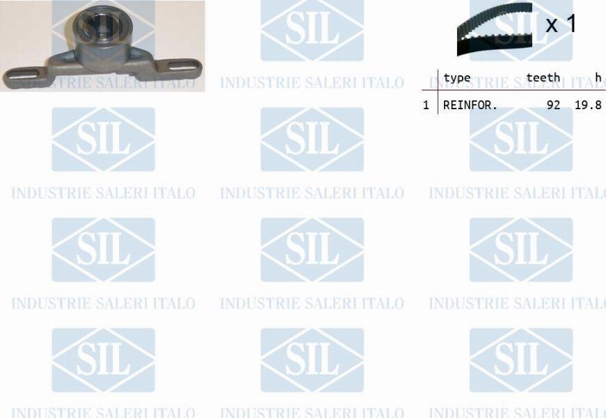 Saleri SIL TK1075 - Timing Belt Set autospares.lv