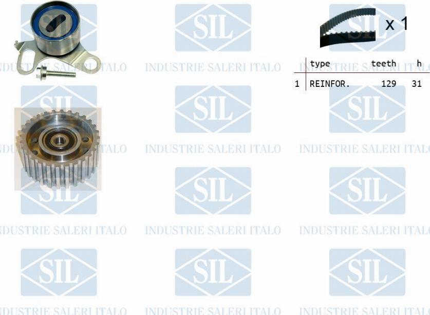 Saleri SIL TK1072 - Timing Belt Set autospares.lv