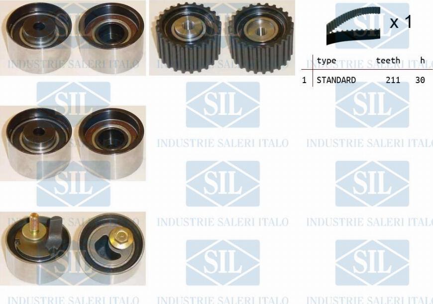 Saleri SIL TK1195 - Timing Belt Set autospares.lv