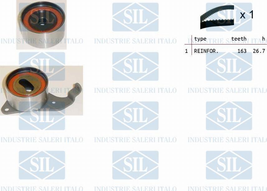 Saleri SIL TK1190 - Timing Belt Set autospares.lv