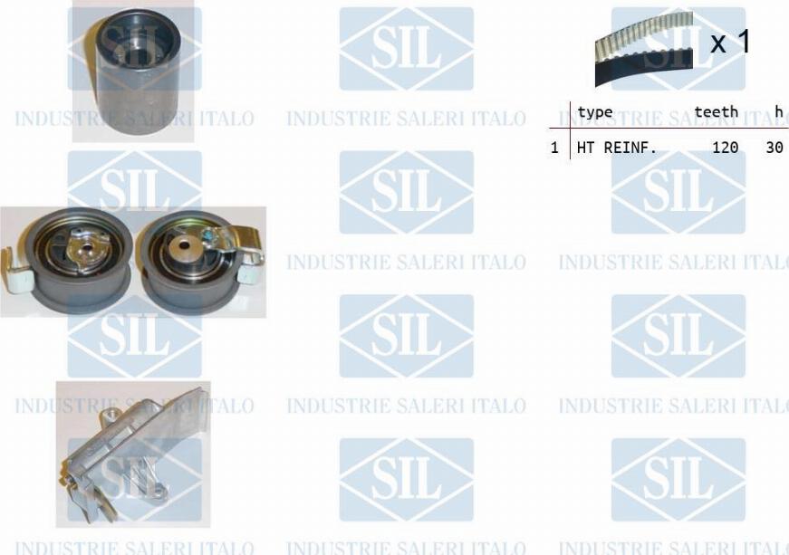 Saleri SIL TK1149 - Timing Belt Set autospares.lv