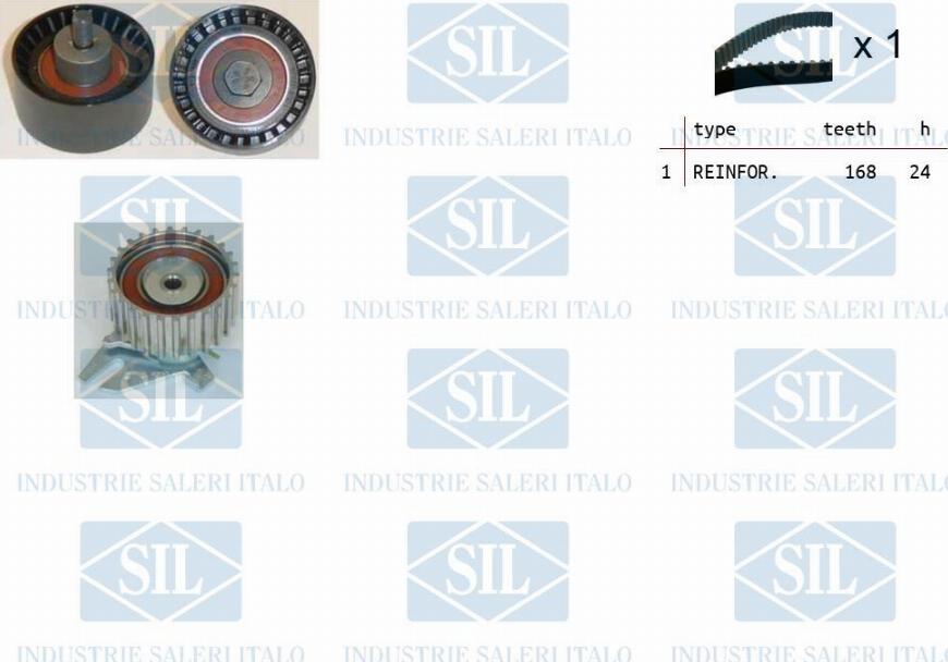 Saleri SIL TK1144 - Timing Belt Set autospares.lv