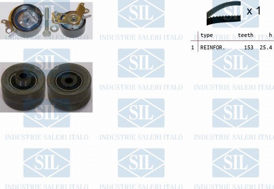 Saleri SIL TK1145 - Timing Belt Set autospares.lv