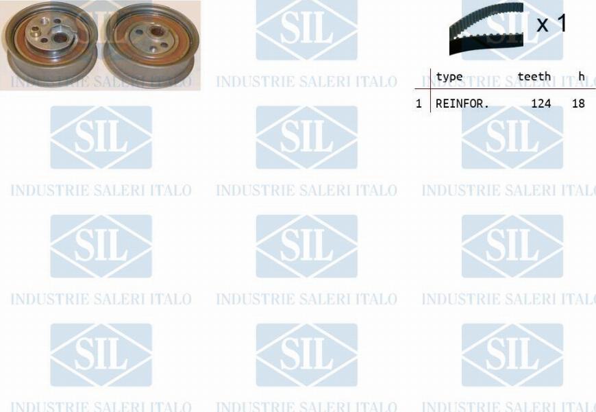 Saleri SIL TK1140 - Timing Belt Set autospares.lv