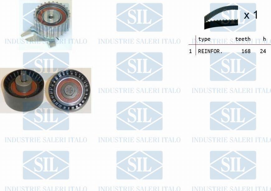 Saleri SIL TK1141 - Timing Belt Set autospares.lv