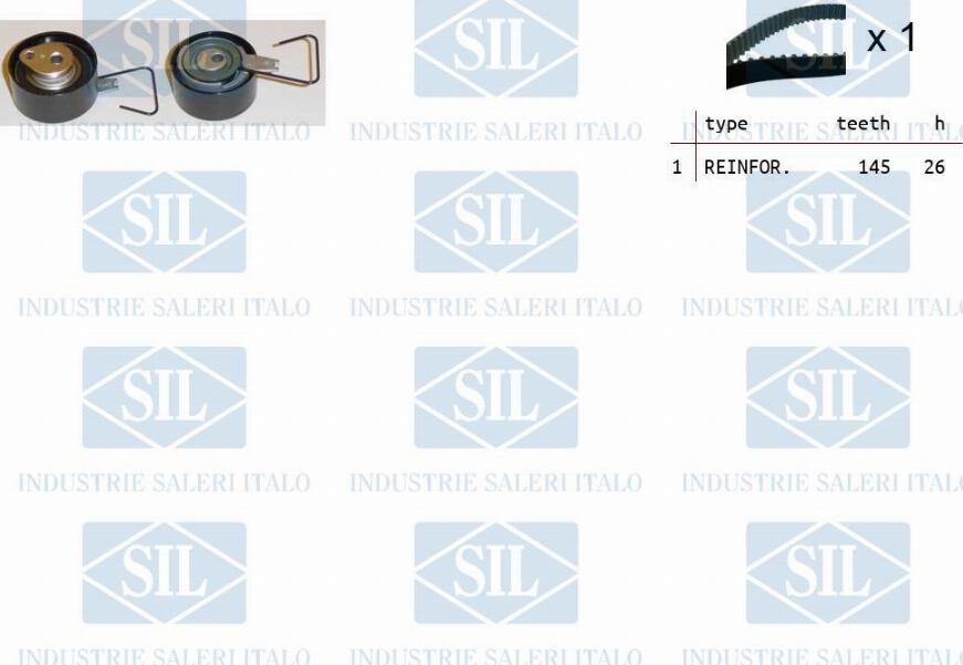 Saleri SIL TK1154 - Timing Belt Set autospares.lv