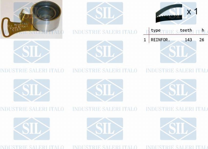 Saleri SIL TK1155 - Timing Belt Set autospares.lv