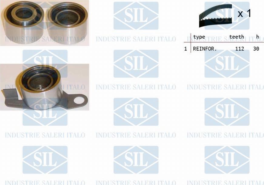 Saleri SIL TK1150 - Timing Belt Set autospares.lv