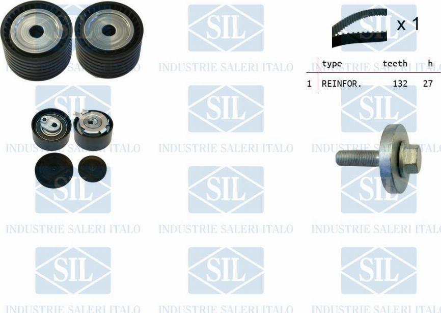 Saleri SIL TK1109 - Timing Belt Set autospares.lv