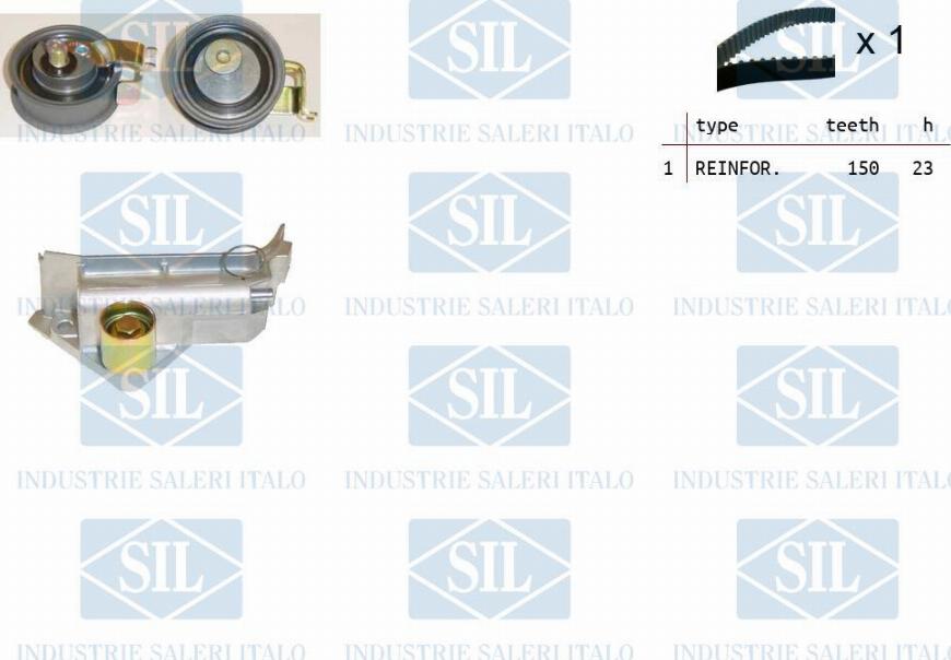 Saleri SIL TK1104 - Timing Belt Set autospares.lv