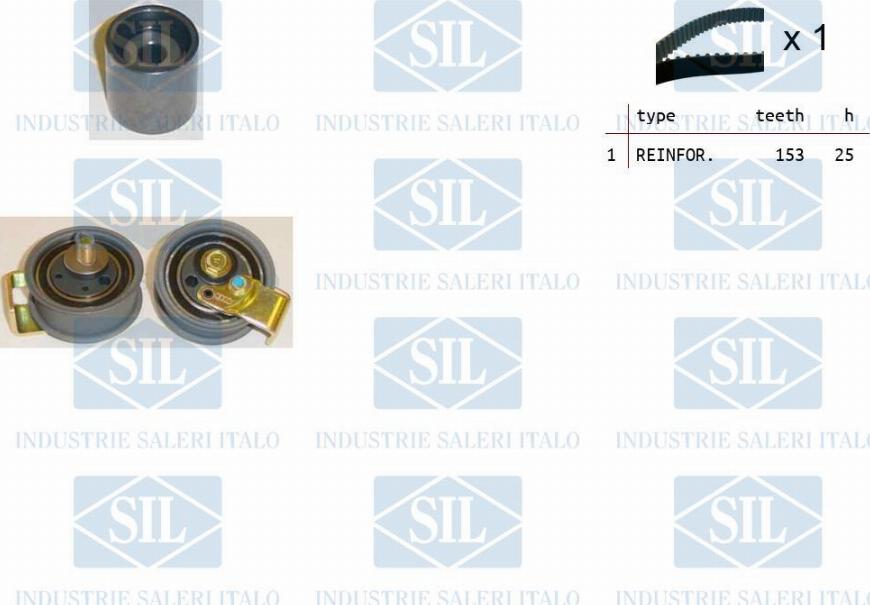Saleri SIL TK1105 - Timing Belt Set autospares.lv