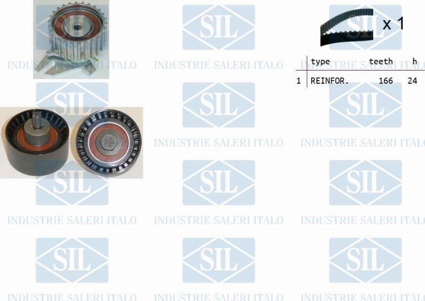 Saleri SIL TK1101 - Timing Belt Set autospares.lv