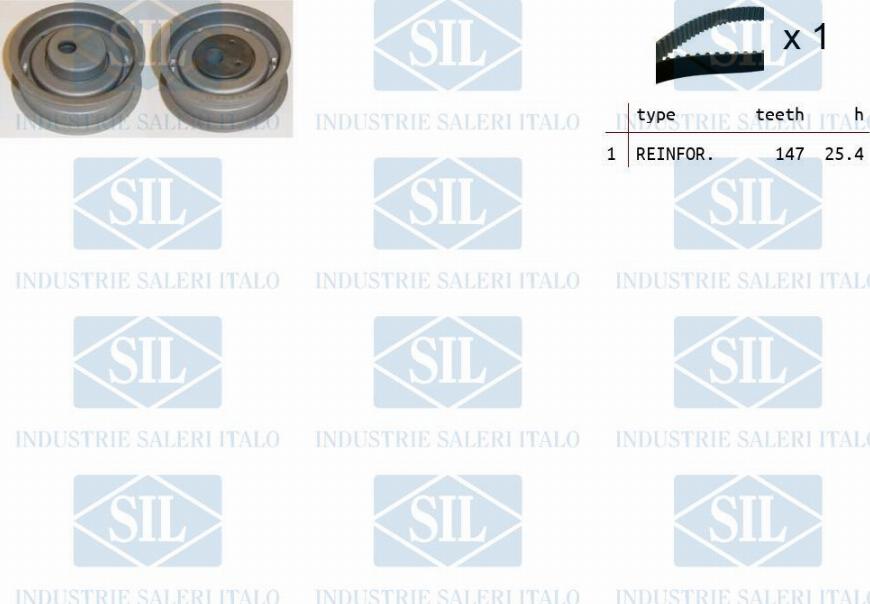 Saleri SIL TK1186 - Timing Belt Set autospares.lv