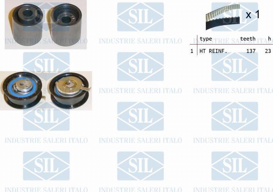 Saleri SIL TK1135 - Timing Belt Set autospares.lv