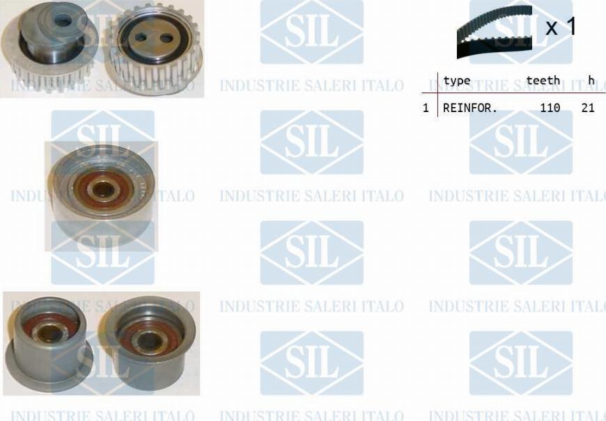 Saleri SIL TK1130 - Timing Belt Set autospares.lv