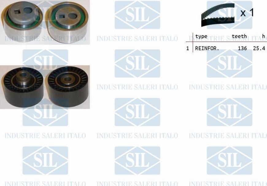 Saleri SIL TK1131 - Timing Belt Set autospares.lv