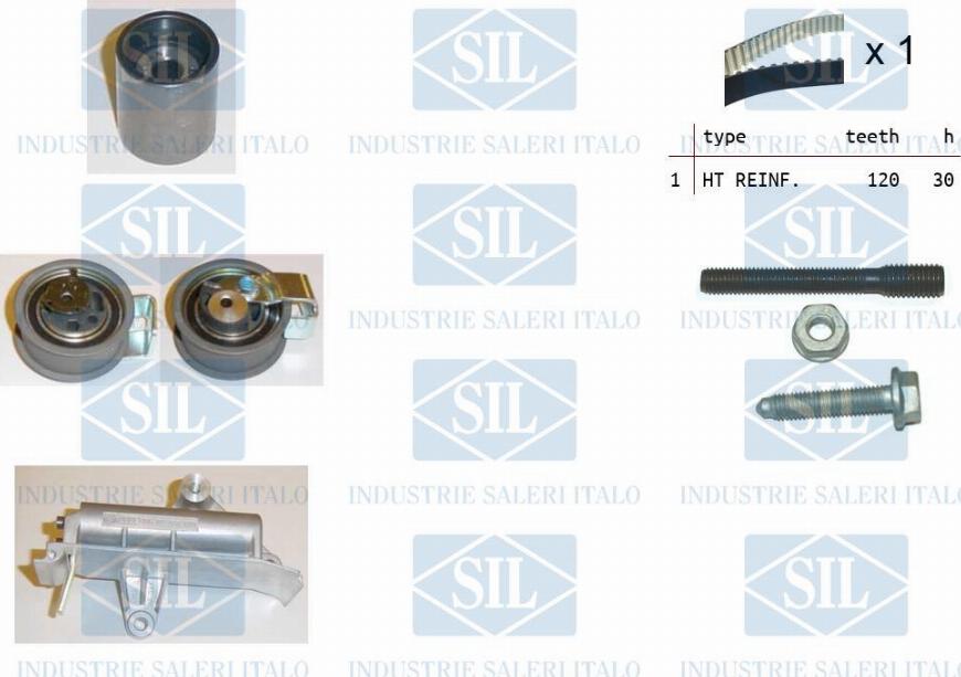 Saleri SIL TK1138 - Timing Belt Set autospares.lv