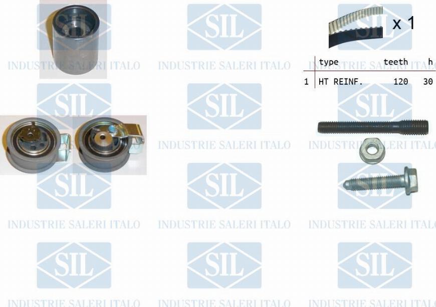 Saleri SIL TK1137 - Timing Belt Set autospares.lv