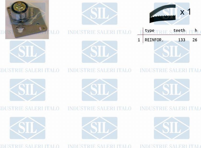 Saleri SIL TK1128 - Timing Belt Set autospares.lv