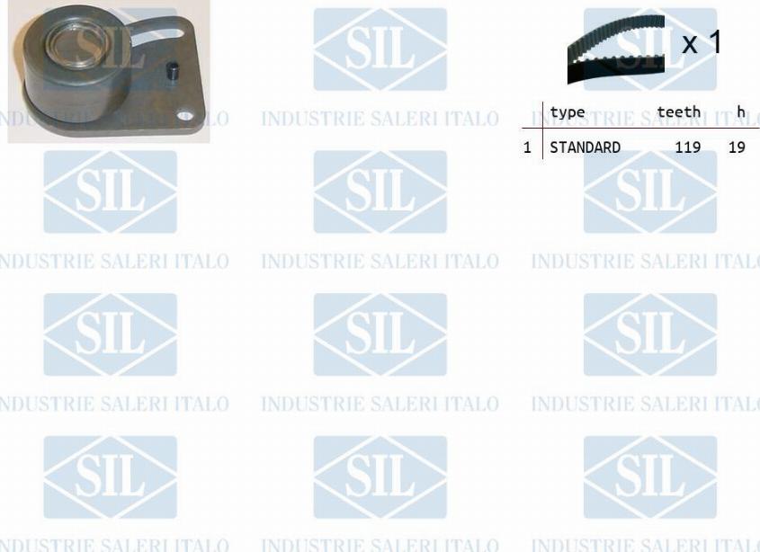 Saleri SIL TK1176 - Timing Belt Set autospares.lv