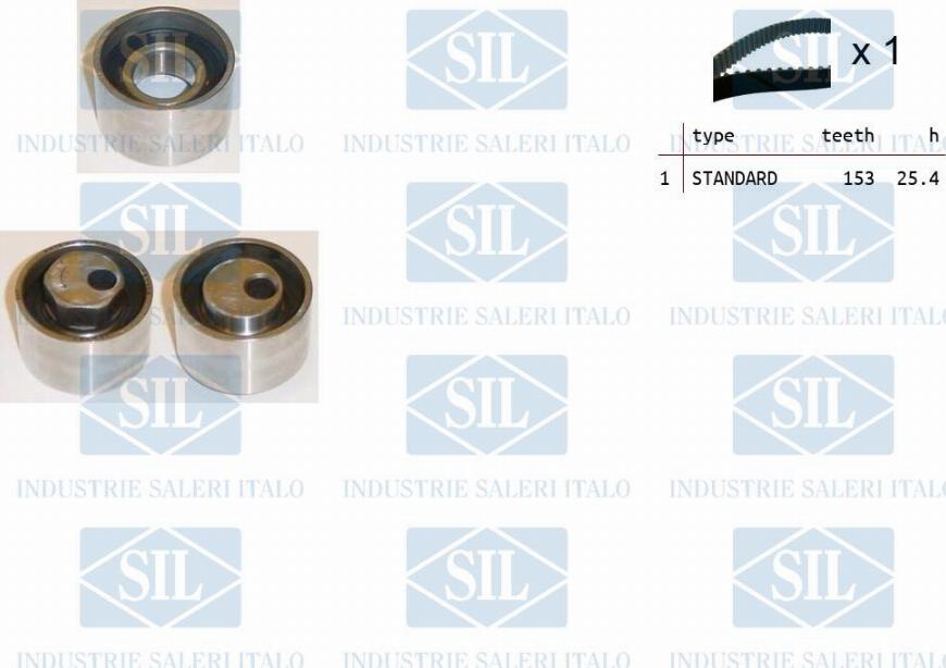 Saleri SIL TK1170 - Timing Belt Set autospares.lv