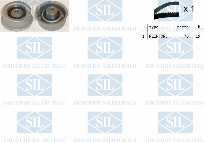 Saleri SIL TK1173 - Timing Belt Set autospares.lv