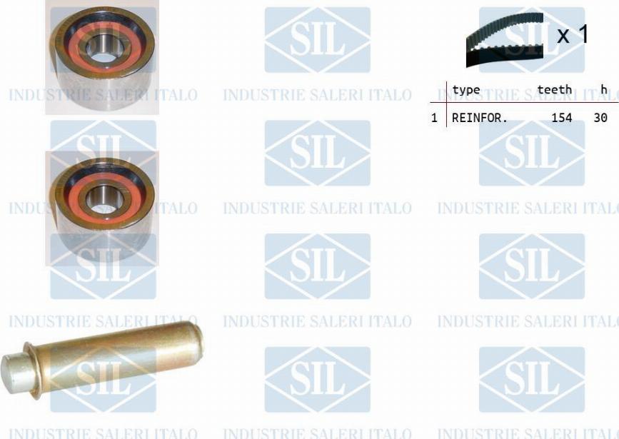 Saleri SIL TK1394 - Timing Belt Set autospares.lv