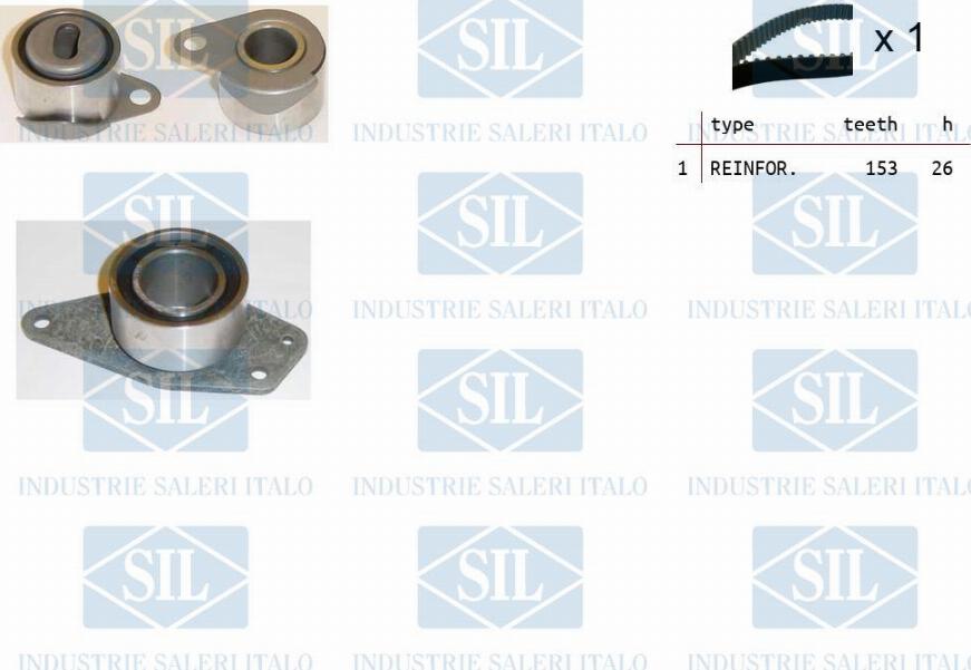 Saleri SIL TK1344 - Timing Belt Set autospares.lv