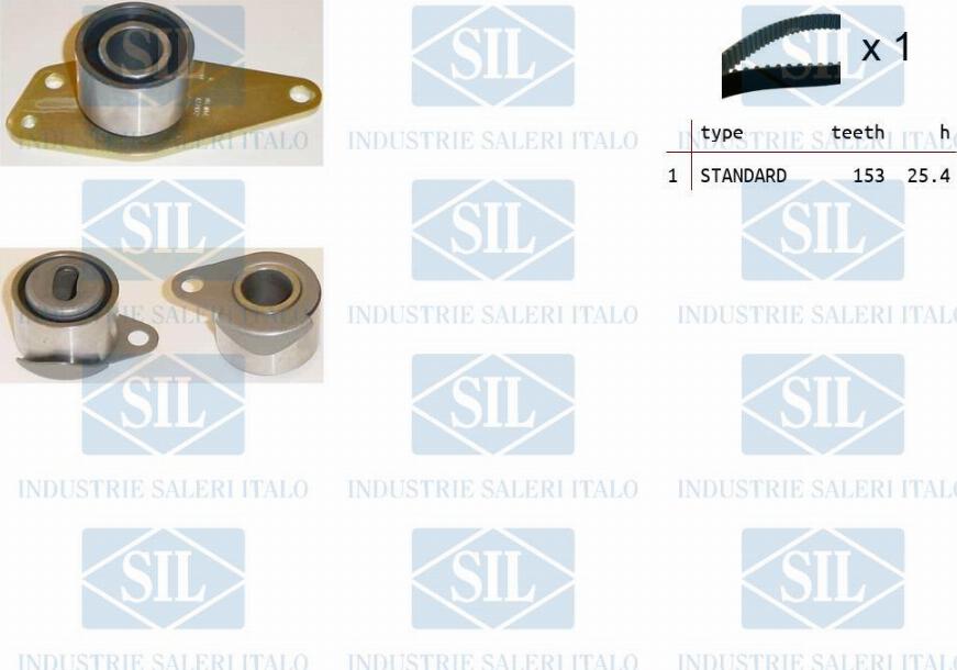Saleri SIL TK1345 - Timing Belt Set autospares.lv