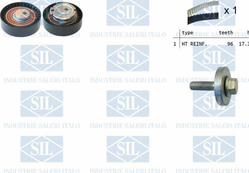 Saleri SIL TK1340 - Timing Belt Set autospares.lv