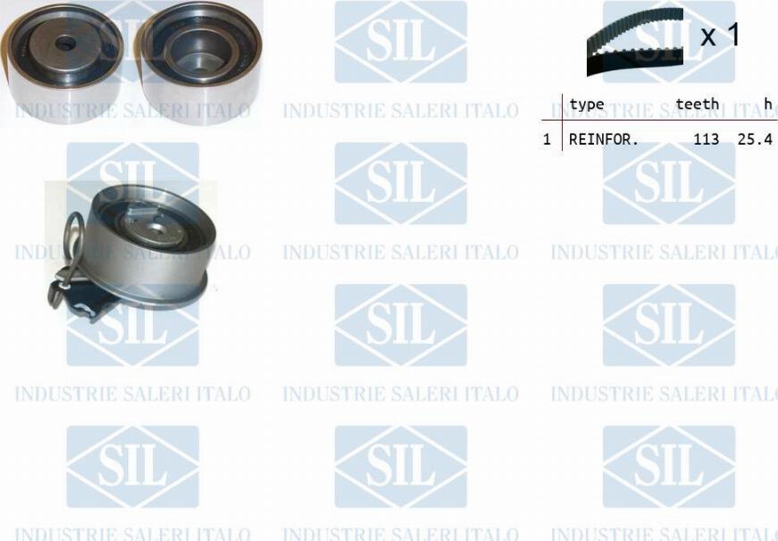 Saleri SIL TK1361 - Timing Belt Set autospares.lv