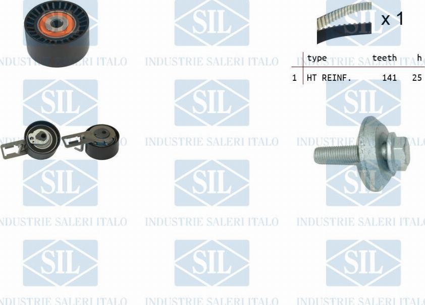 Saleri SIL TK1368 - Timing Belt Set autospares.lv