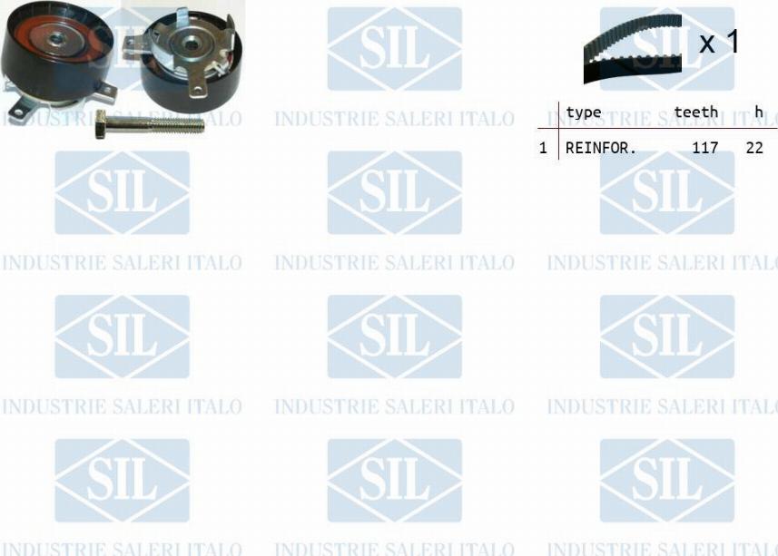 Saleri SIL TK1304 - Timing Belt Set autospares.lv